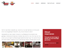 Tablet Screenshot of eetcafebijons.com